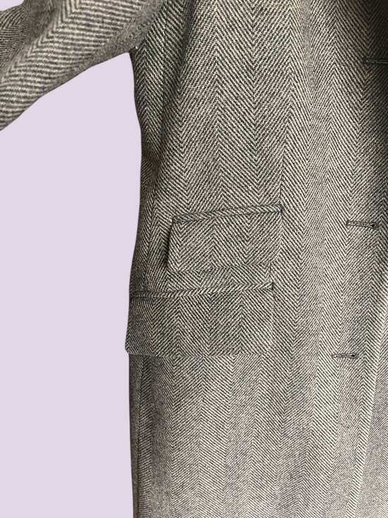 Lauren Ralph Lauren Longline Herringbone Wool Blend Reefer Coat - Picture 7 of 15